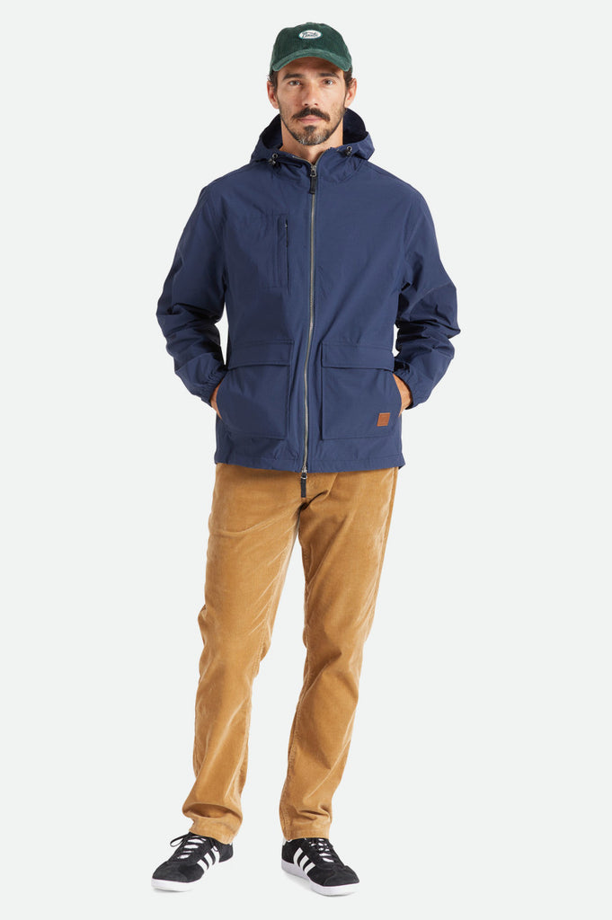 Brixton Utility Packable Parka Jacket - Navy