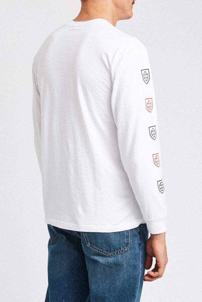 Brixton Shine L/S Standard Tee - White