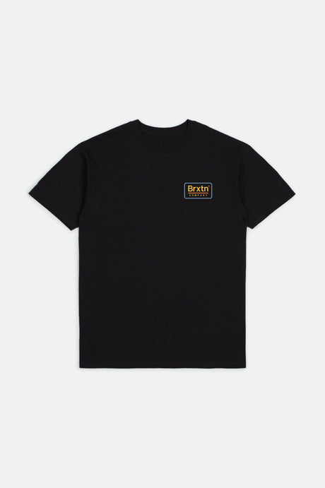 Boys Palmer S/S Standard Tee -  Black