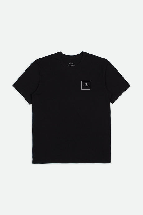 Alpha Block S/S Tailored Tee - Black/White