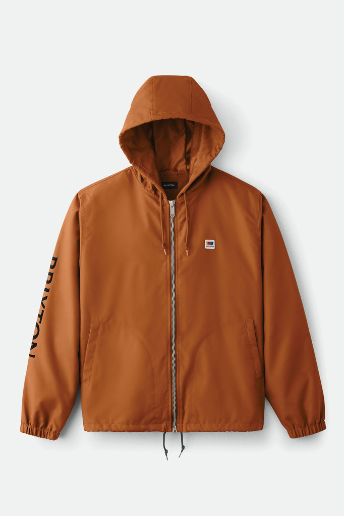 Brixton Claxton Alton Zip Hood Jacket - Caramel