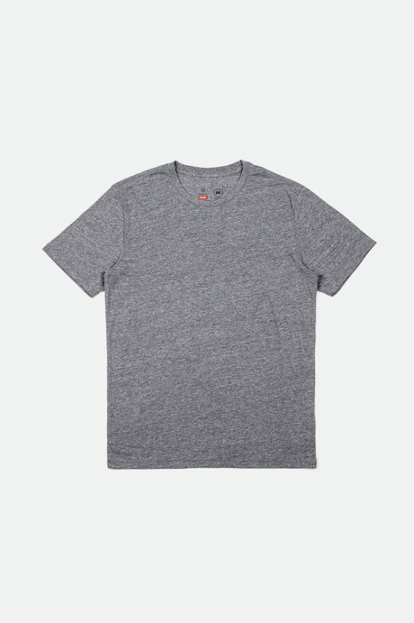 Basic S/S Premium Tee - Heather Grey