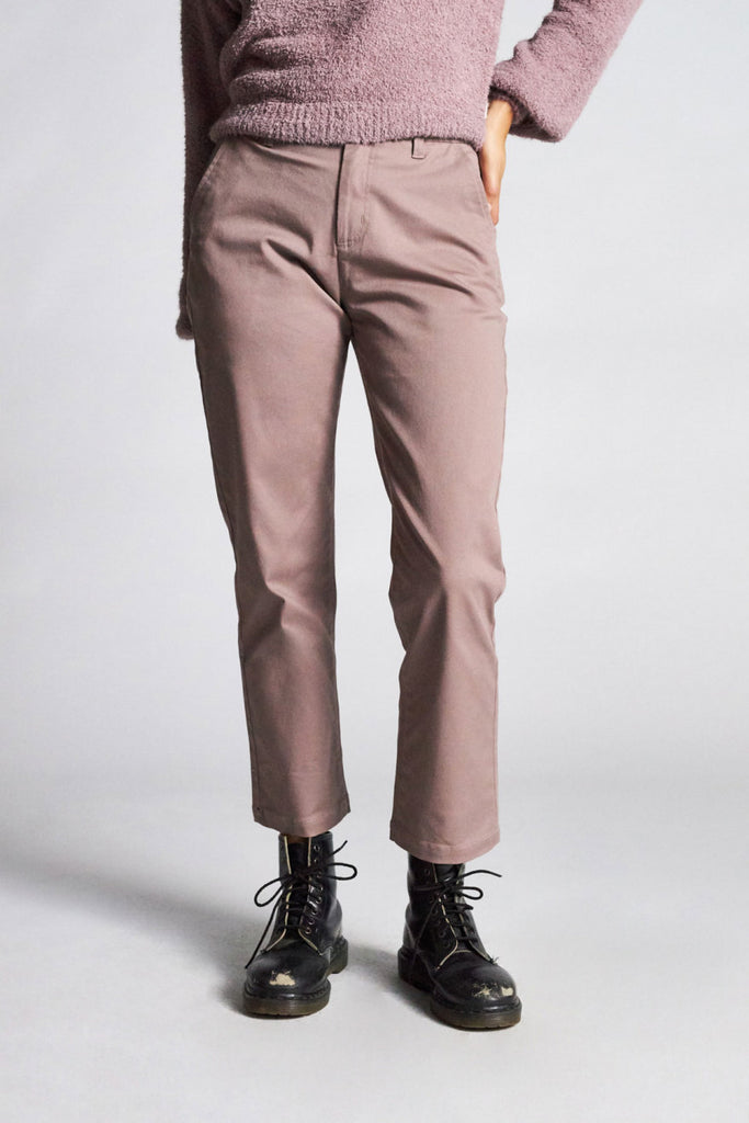 Brixton Victory Pant - Mauve