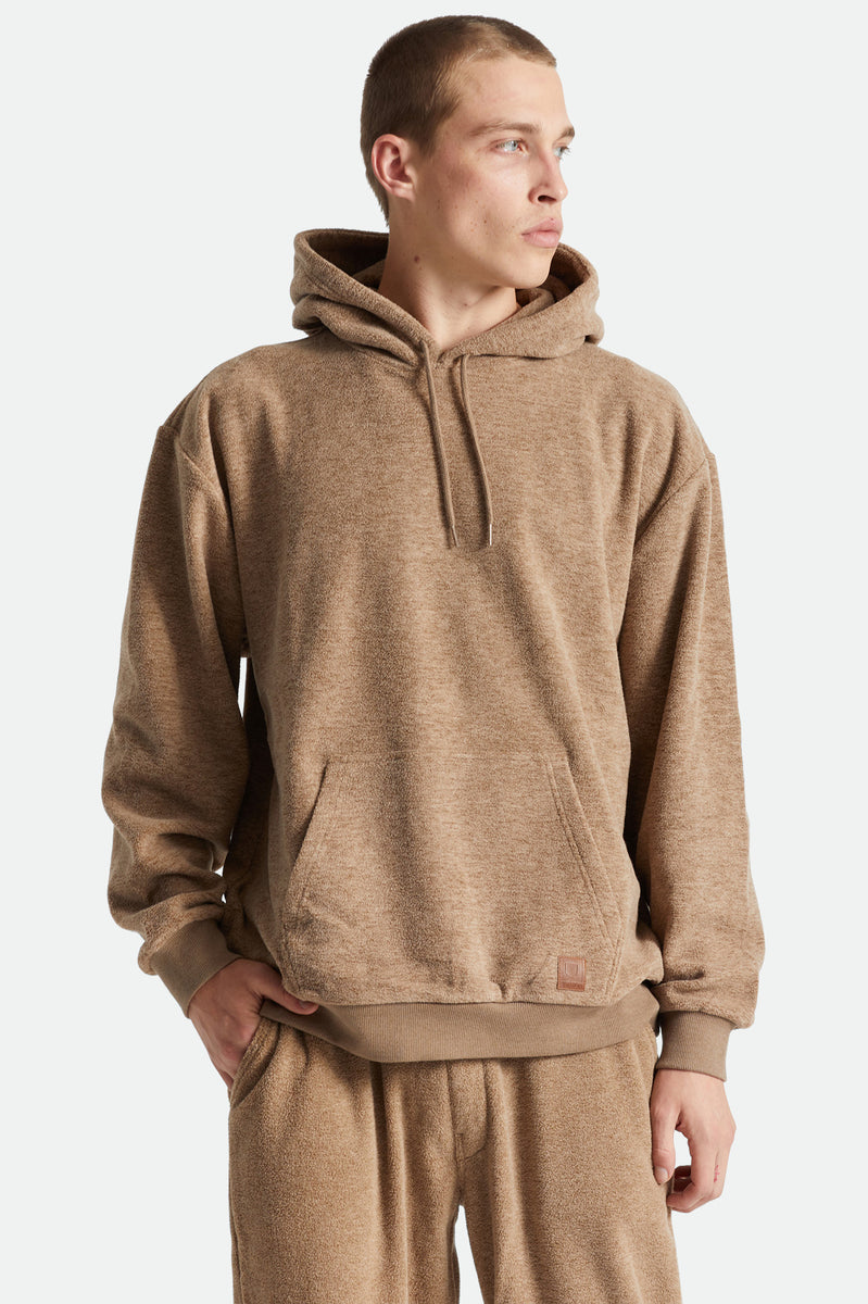 Men's Beta Arctic Fleece Hood in Oatmeal – Brixton Europe