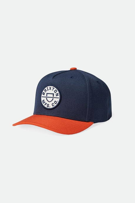 Crest C MP Snapback - Navy/Orange