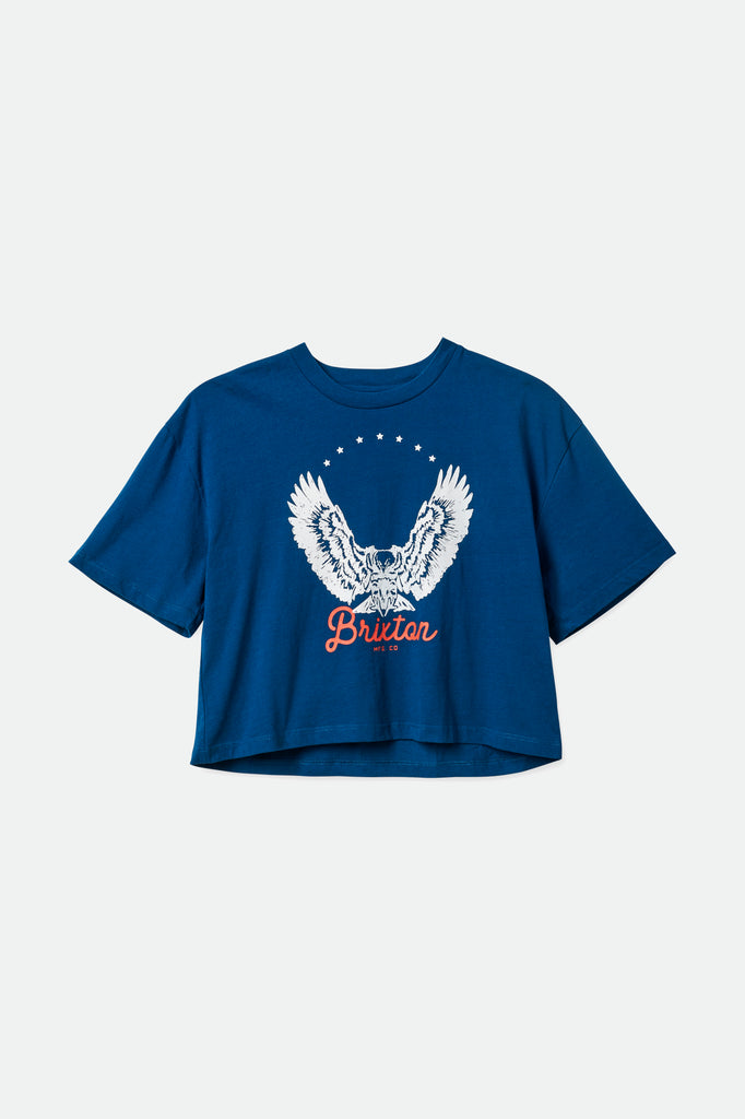 Brixton Freebird Women's S/S Skimmer Tee - Marine Blue