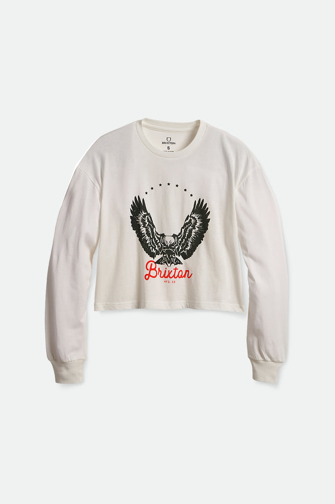 Brixton Freebird Women's L/S Skimmer Tee - Off White