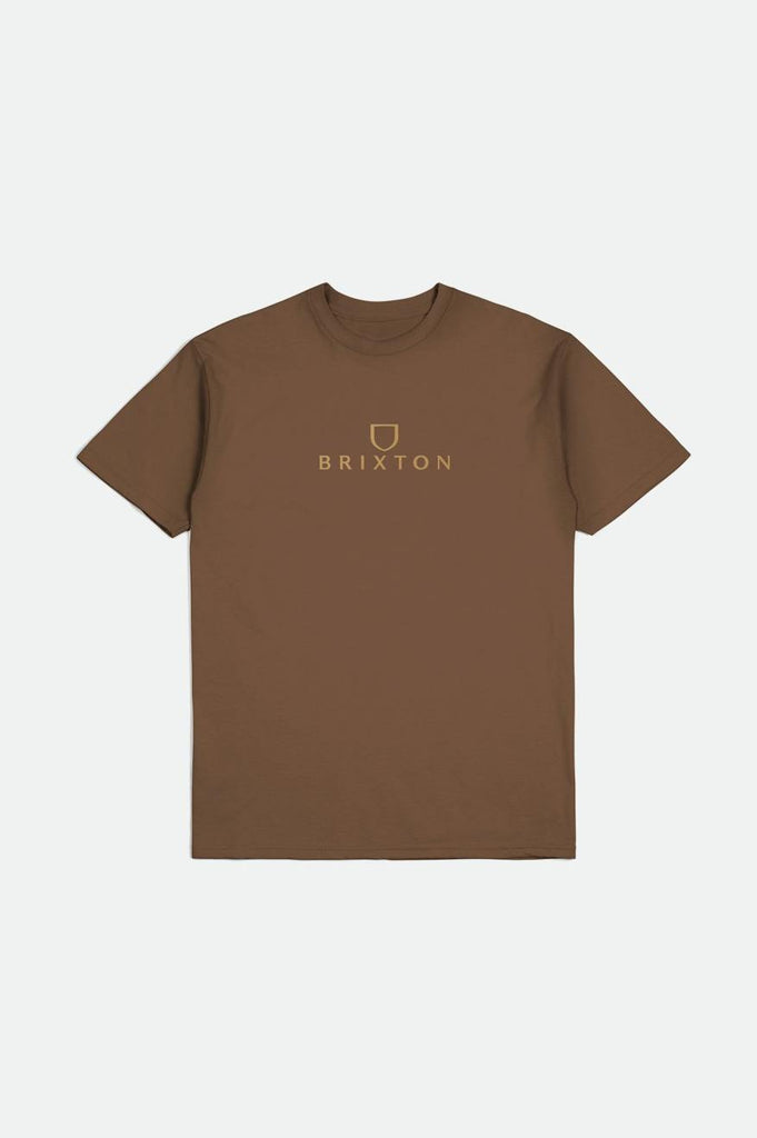 Brixton Alpha Thread S/S Standard Tee - Bison