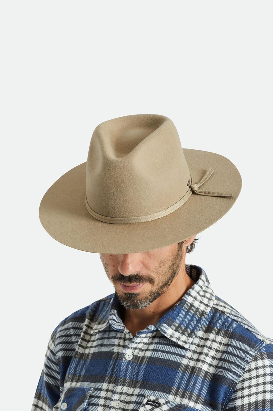 Unisex Cohen Cowboy Hat in Sand – Brixton Europe