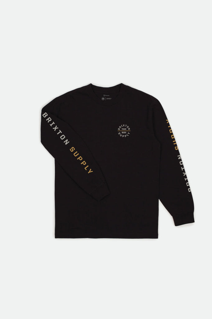 Brixton Oath VI L/S Standard Tee - Black