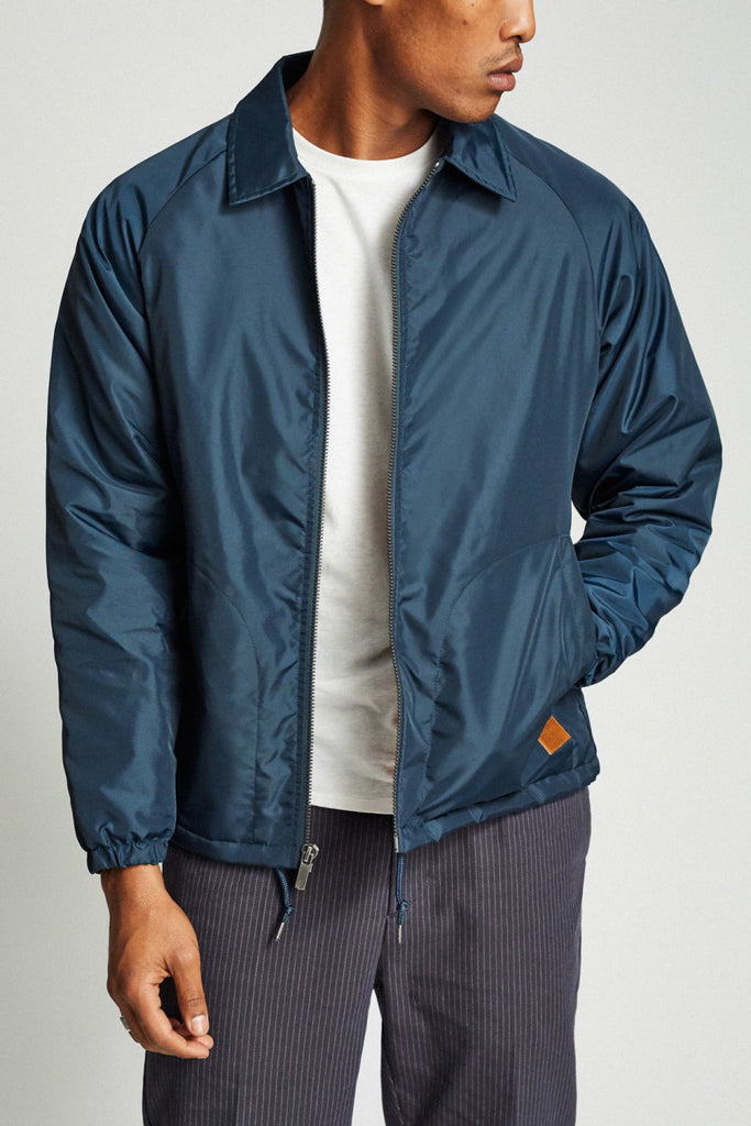 Brixton Claxton Collar Sherpa Jacket - Captain Blue