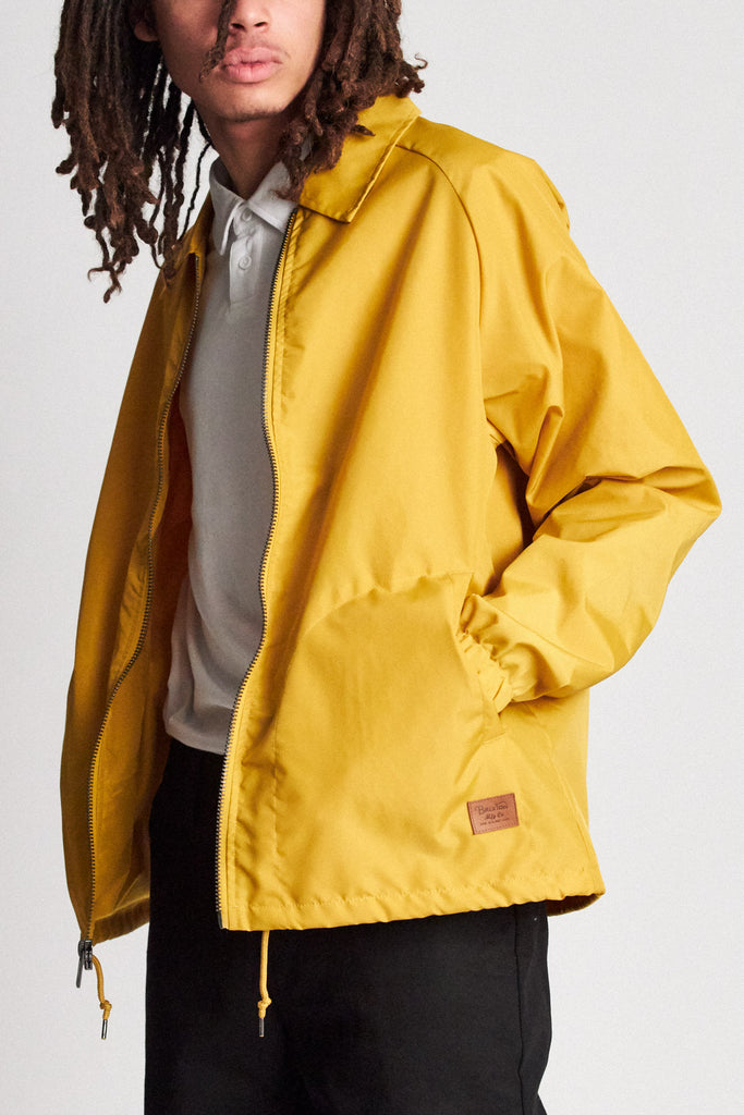 Brixton Claxton Collar Jacket - Nugget Gold