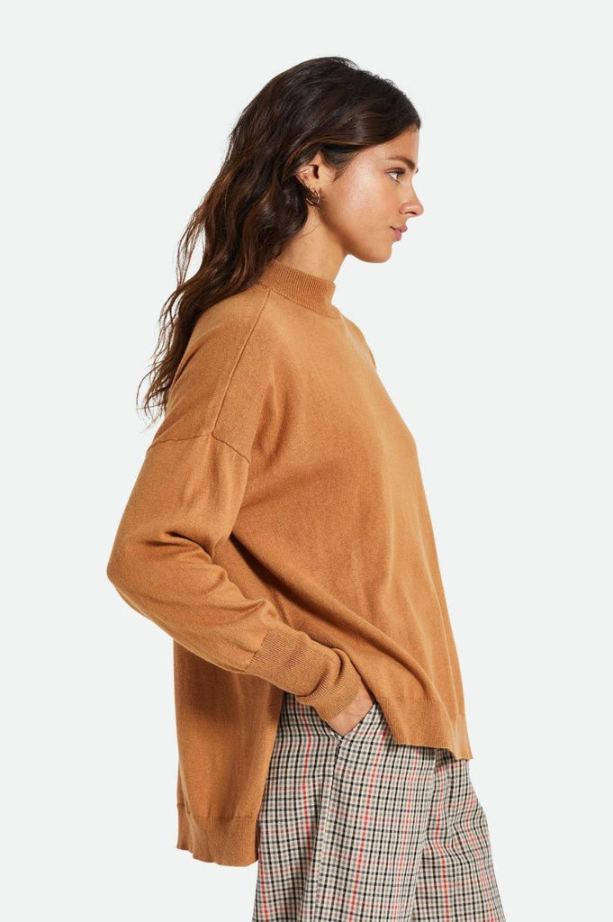 Brixton Reserve Women's Oversized Cashmere Sweater - Lion