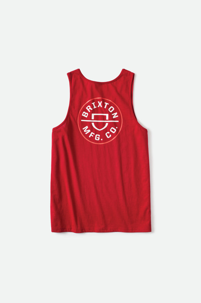 Brixton Crest Tank - Crimson