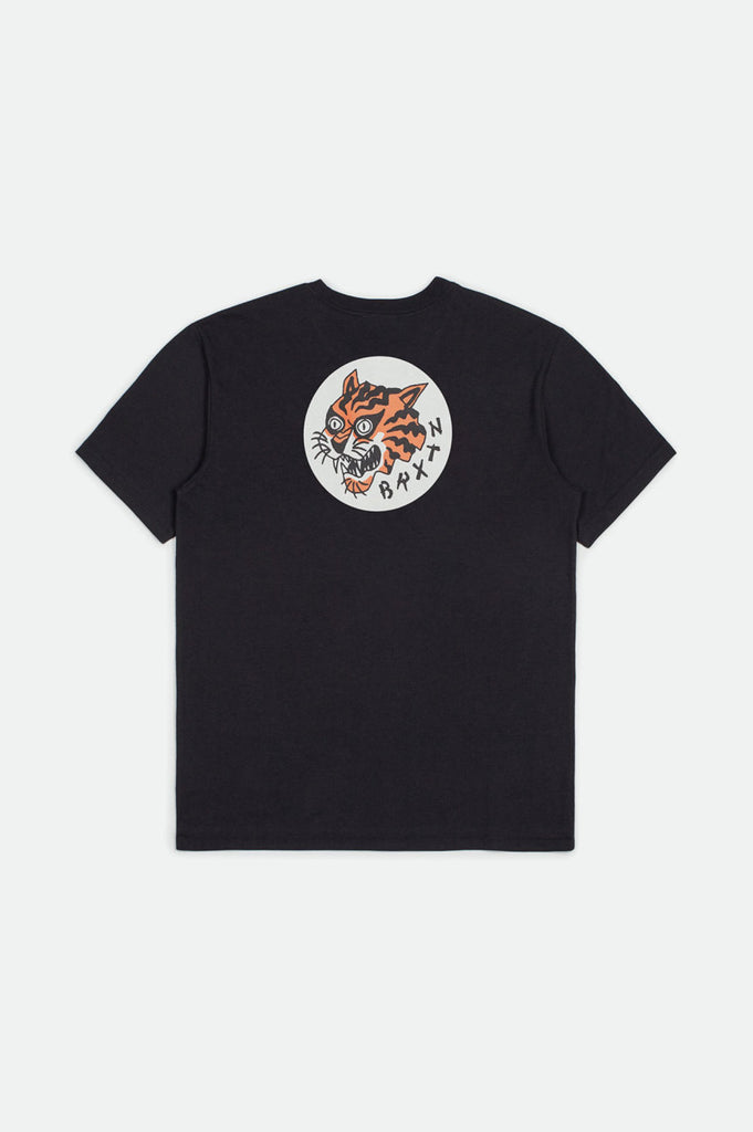 Brixton Ravage S/S Premium Tee - Washed Black