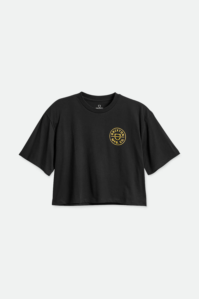 Brixton Crest Women's S/S Skimmer Tee - Black