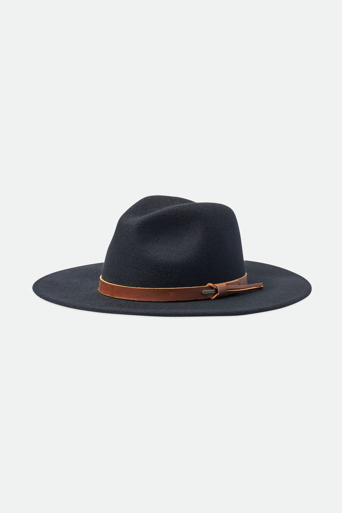 Brixton Unisex Field Proper Hat - Black | Profile