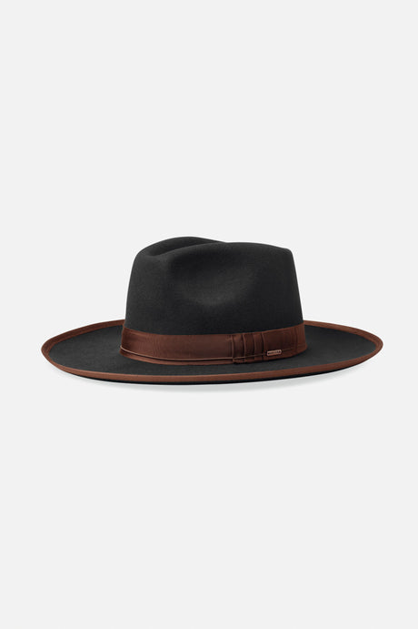 Reno Fedora - Black/Brown