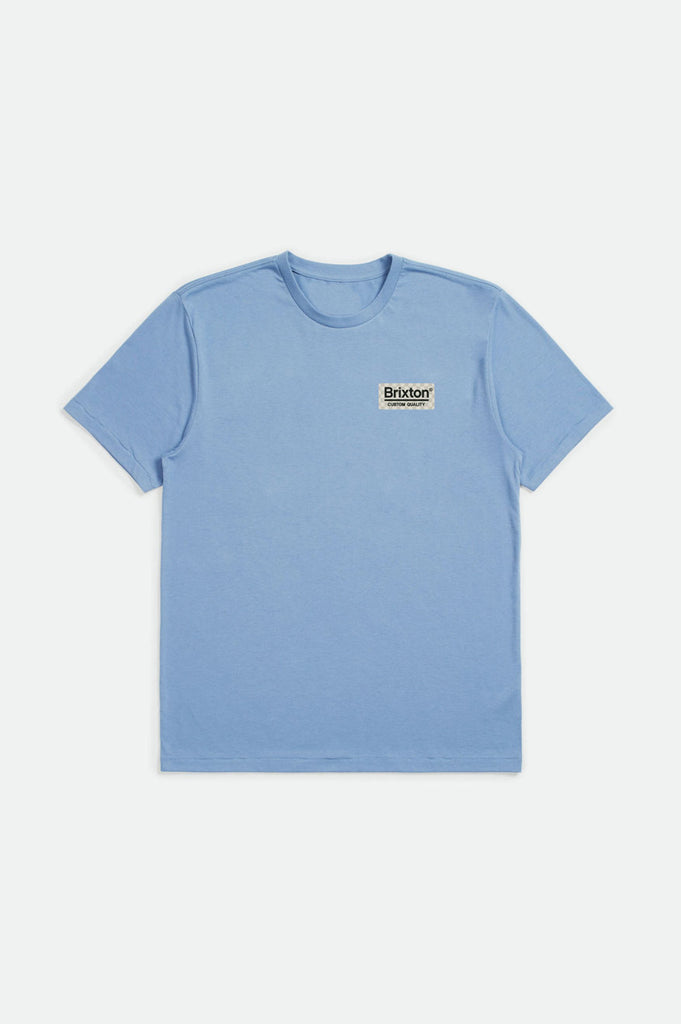 Brixton Palmer S/S Premium Tee - Slate Blue