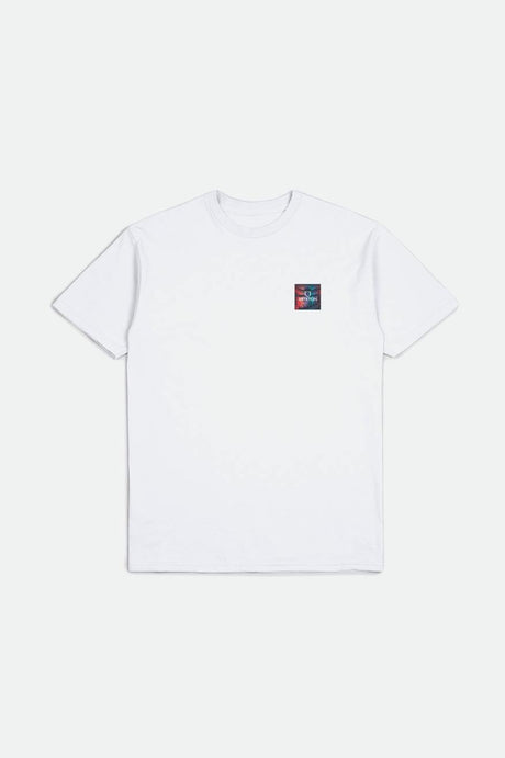 Alpha Square S/S Standard Tee - White/Dawn Gradient