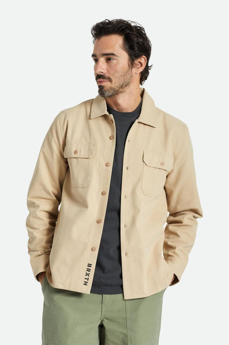 Bowery Surplus Overshirt - Sand – Brixton Europe