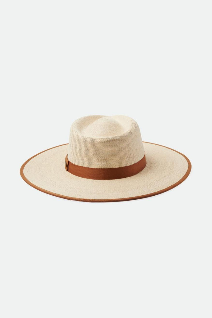 Brixton Women's Jo Straw Rancher Hat Limited - Natural | Back