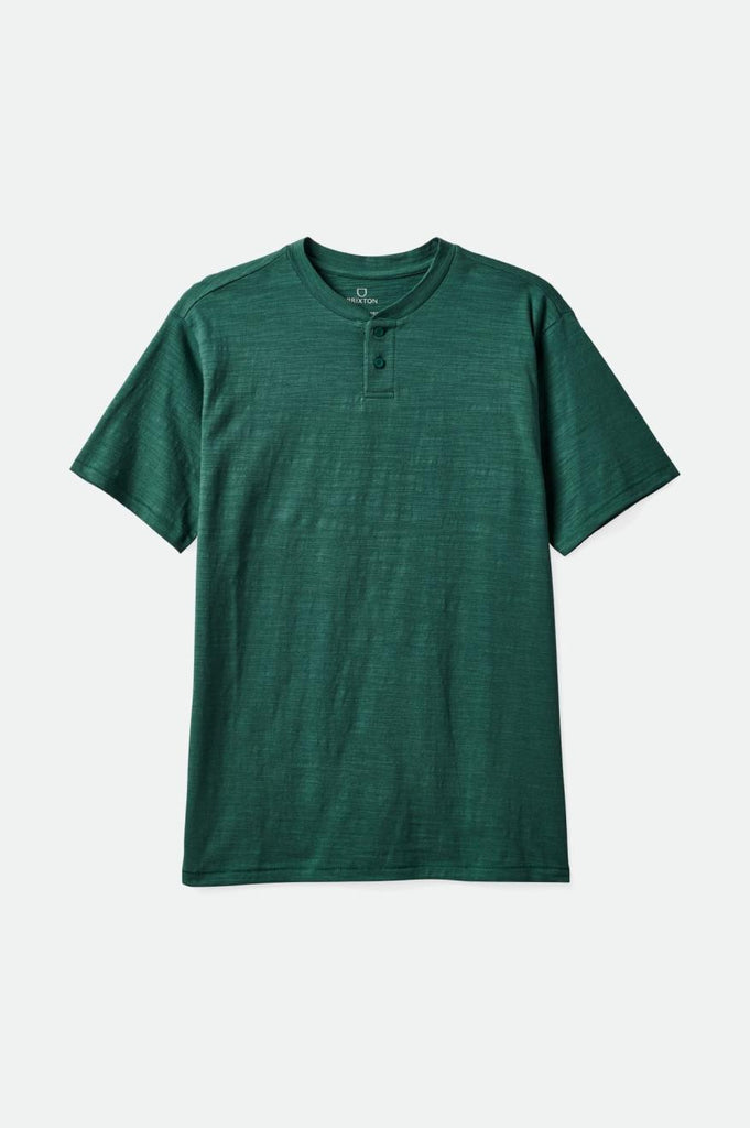 Brixton Basic Slub S/S Henley Tee - Spruce