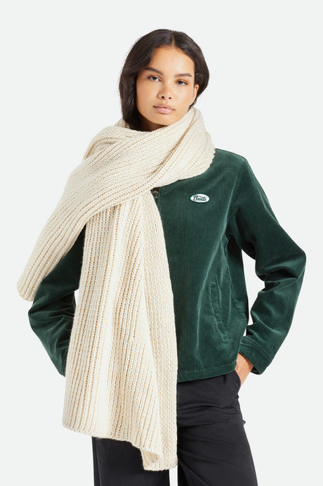 Dillon Scarf - Off White/Dove Marl