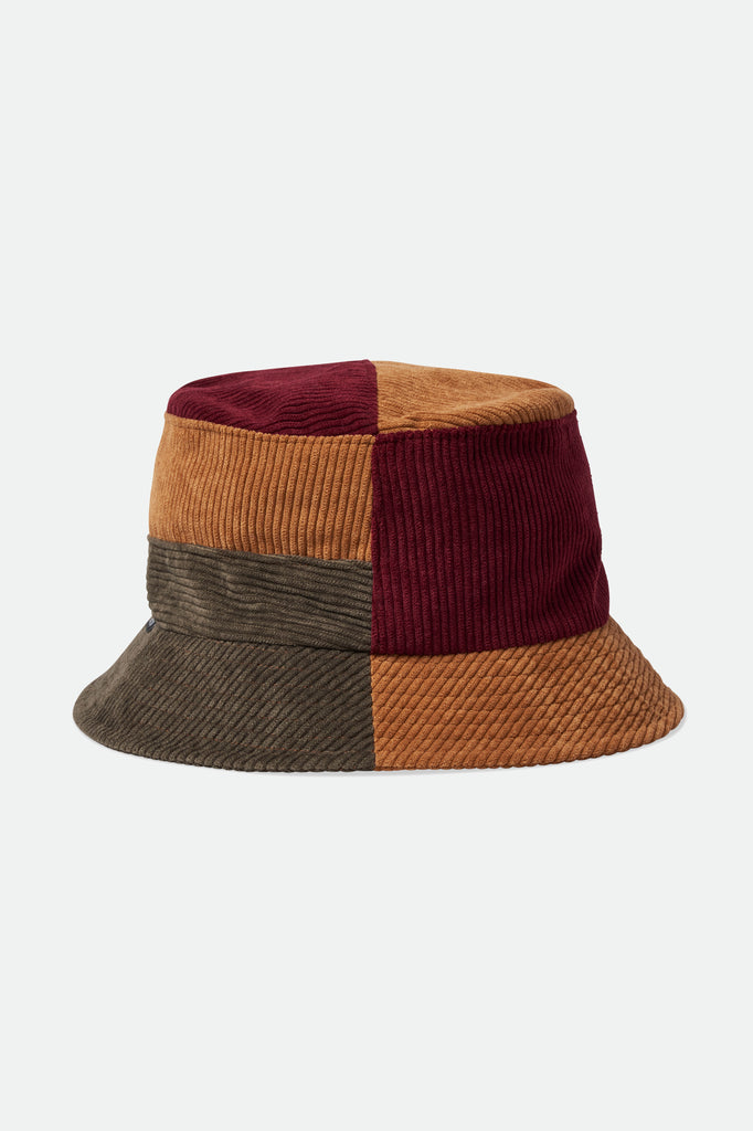 Brixton Gramercy Packable Bucket Hat - Dark Brick/Deep Brown/Medal Bronze