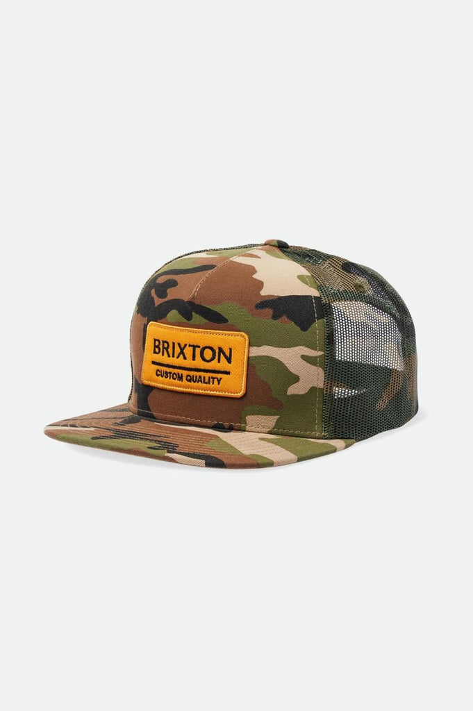 Brixton Palmer Proper MP Trucker Hat - Camo Surplus/Camo Surplus