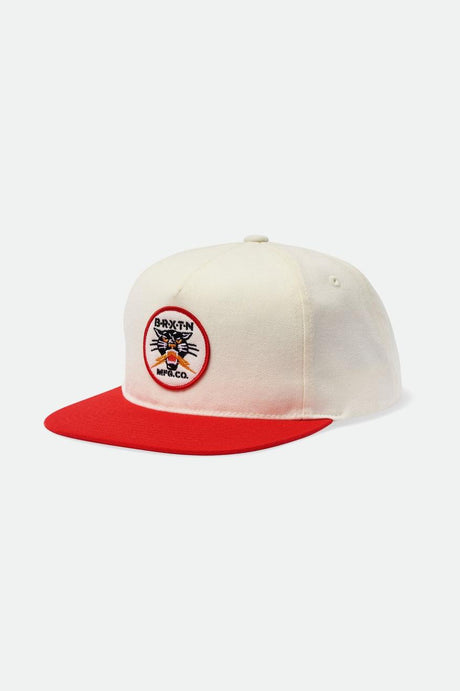 Sparks MP Snapback - Off White/Aloha Red