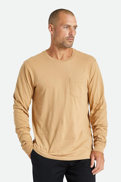 Basic L/S Pocket Tee - Mojave