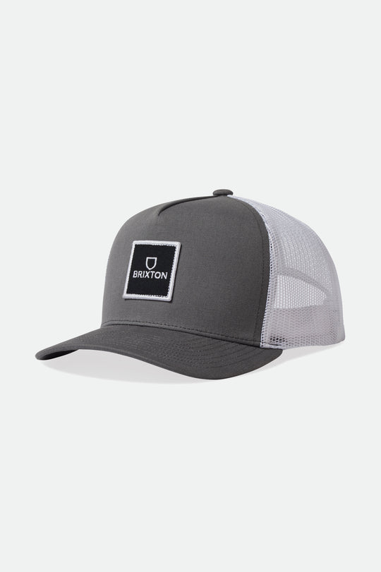 Alpha Block NetPlus MP Trucker Hat - Pebble/White