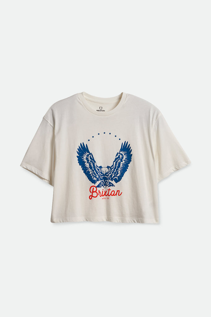 Brixton Freebird Women's S/S Skimmer Tee - Off White