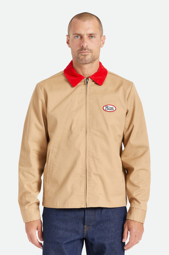 Brixton Utopia Men's Jacket - Mojave/Mars Red