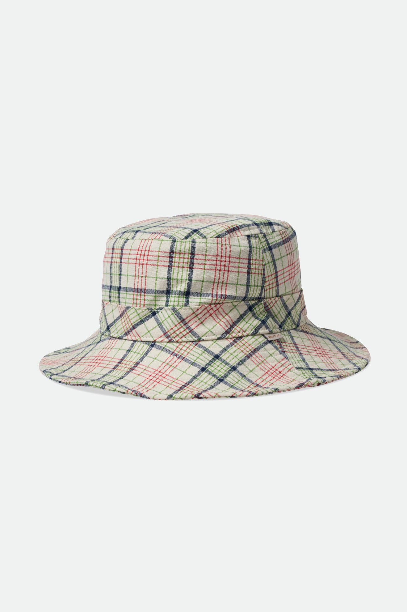 Petra Packable Bucket Hat - Dove Plaid
