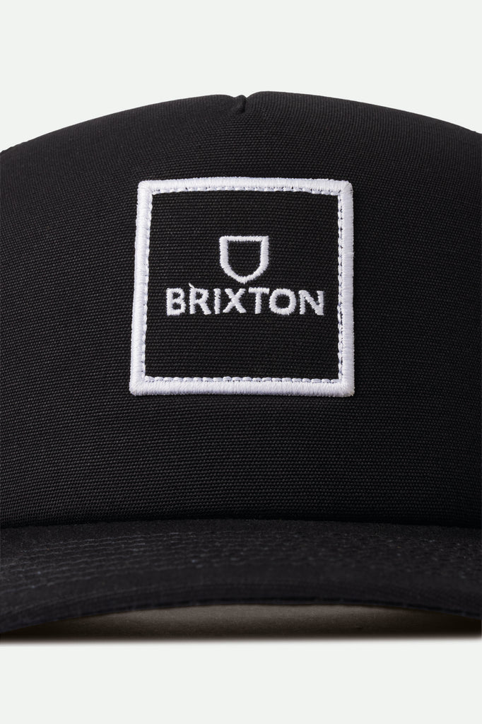 Brixton Alpha Block NetPlus MP Trucker Hat - Black