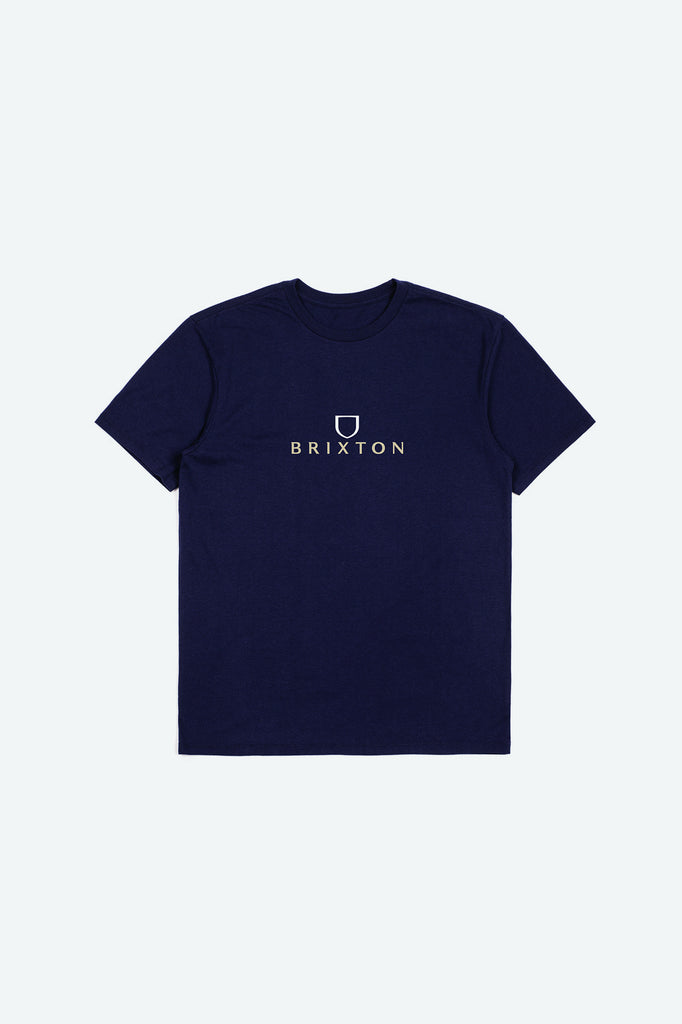 Men's Alpha Thread S/S Standard Tee - Midnight Navy - Front Side