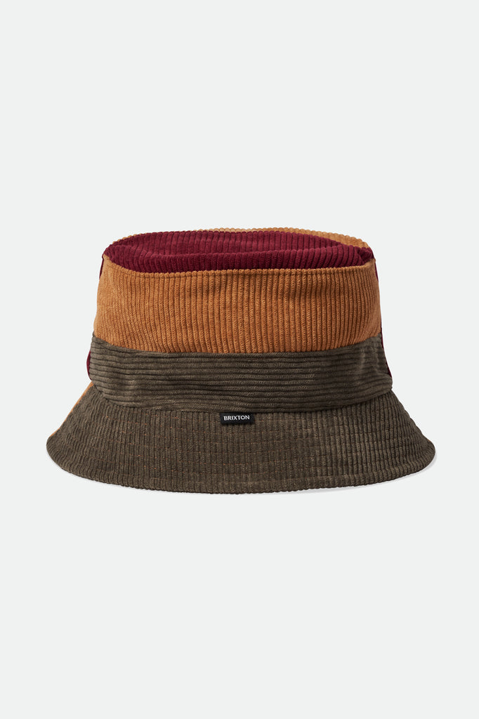 Brixton Gramercy Packable Bucket Hat - Dark Brick/Deep Brown/Medal Bronze
