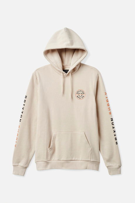 Crest Hood - Beige/Burnt Orange/Black