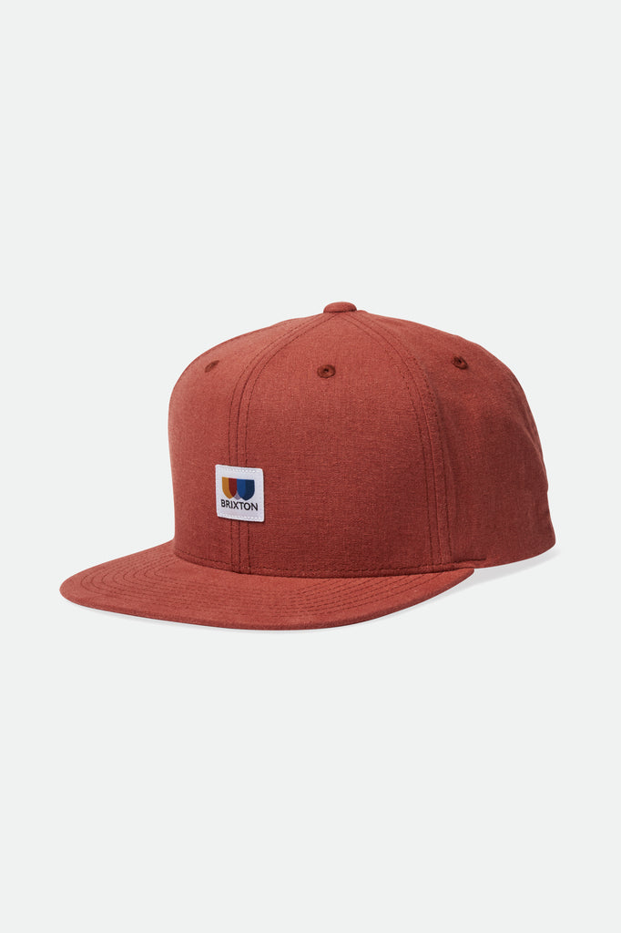 Brixton Alton MP Snapback - Dark Brick Hemp