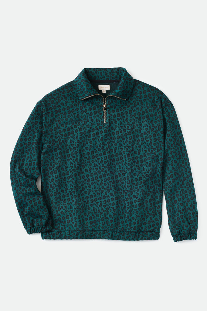 Brixton Derby 1/4 Zip - Atlantic Deep