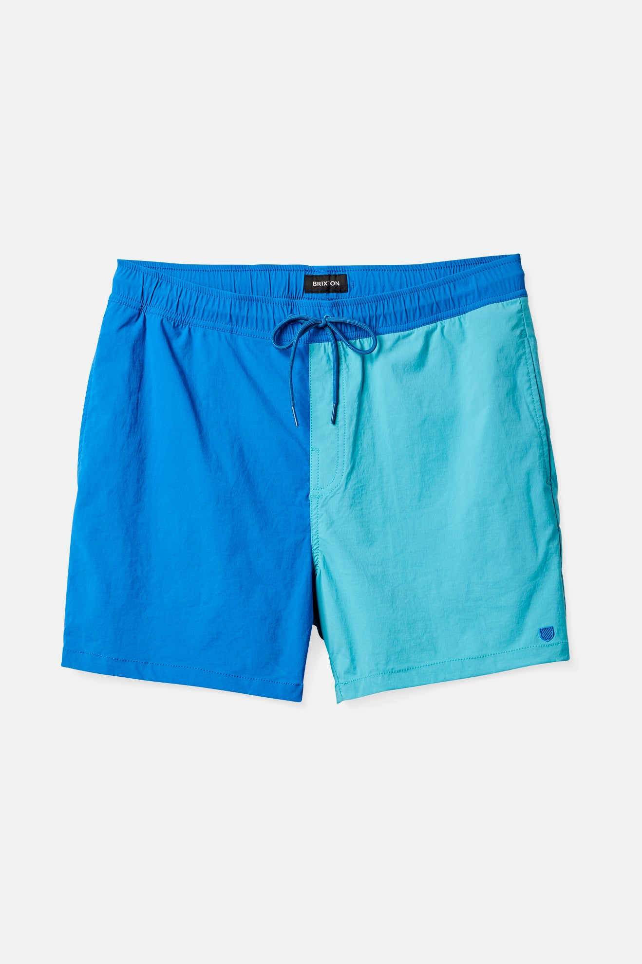 Men's Voyage Hybrid Swim Trunk Shorts Skyblue/Teal – Brixton Europe