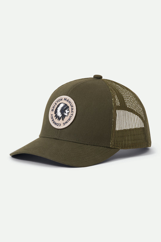 Rival Stamp NetPlus MP Trucker Hat - Military Olive/Military Olive