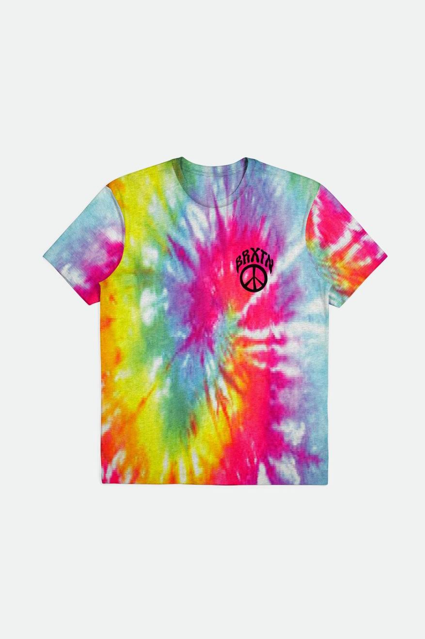 Mozley S/S Tailored Tee - Acid Tie Dye – Brixton Europe