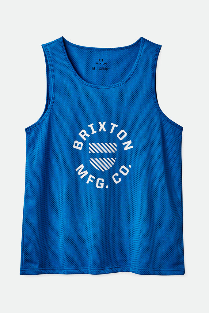 Brixton Shield Crest Tank - Sky Blue