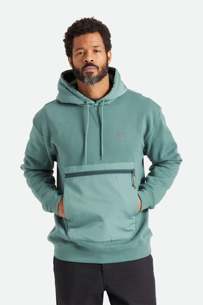 Brixton Utility Recycled Hood - Deep Forest