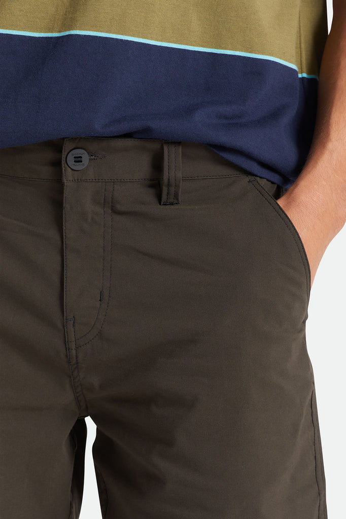 Brixton Choice Chino II Utility Short - Black