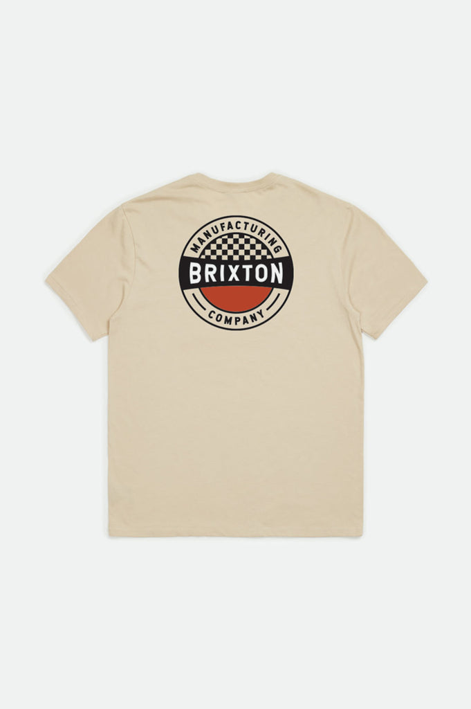 Brixton Terminal S/S Standard Tee - Worn Wash Cream