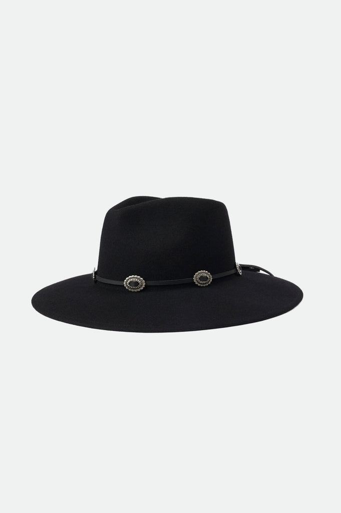 Unisex Adjustable Western Hat Band - Black - Additional Laydown 2